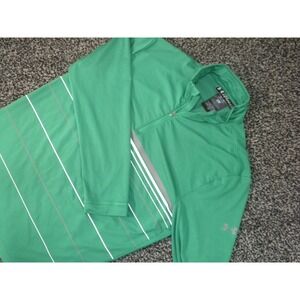 Under Armour Jacket Mens S Green Infrared Cold Gear 1/2 Zip UA Tech Loose UM7187